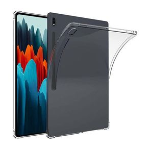 Clear Soft TPU Cover For Samsung Galaxy Tab S8 Ultra ShockProof Bumper Case