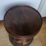 Vintage Wine Barrel Mini Bar Image 3