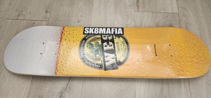 NRP 65Eur Sk8mafia Skateboard Deck Premium Kremer (Beer) 8.0"