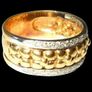 Vintage 18ct Gold/Diamond Unisex Ring Image 8