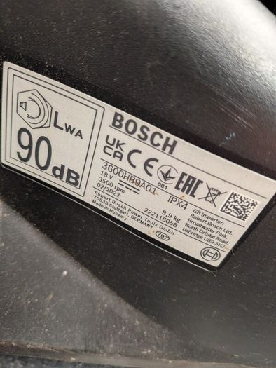 Bosch 18v lawnmower