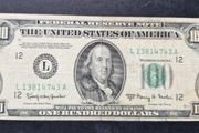 USA 1950-E Hundred Dollar Bill 100 San Francisco US Federal Reserve Franklin Note