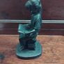 Bronze Girl Reading Image 4