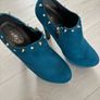 Bottle Green Platform High Heel shoe boots 7 Image 2