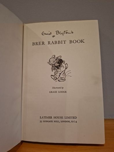 Enid Blyton Early Brer Rabbit Book