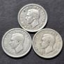 Canada 1942/43/44 Silver 25 Cents coins - George VI Image 5