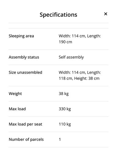 Sofa bed
