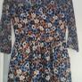 Stradivarius navy floral dress with pockets Sz M ( Fit 8-10UK) Image 2