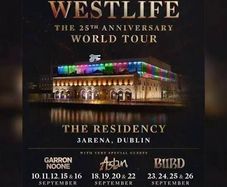 Westlife Tickets Dublin Friday 18th September Standing