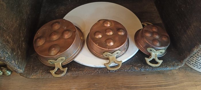 Vintage French escargot pans