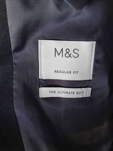 dark grey suit with trousers