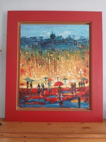 framed painting