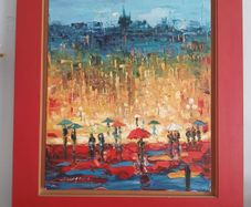 framed painting
