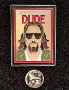 The big Lebowski, pin back badge.