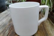 Old Carrigaline pottery mug, Irish farmhouse pottery
