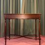 French Oxbow Mahogany Console Table Image 5