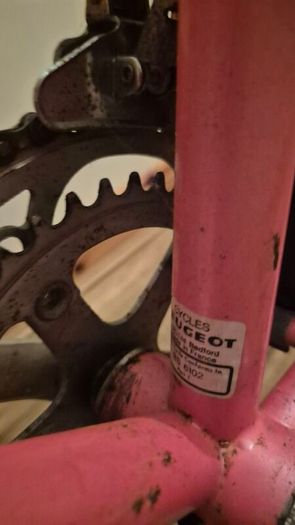 Classic vintage peugeot road racing bike