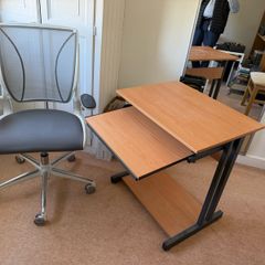 office chair and table