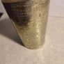 Antique Brass Glass Cup Original Old Hand Crafted Engraved Image 9