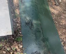 9 heavy duty roof flashings 9ft2 green coated