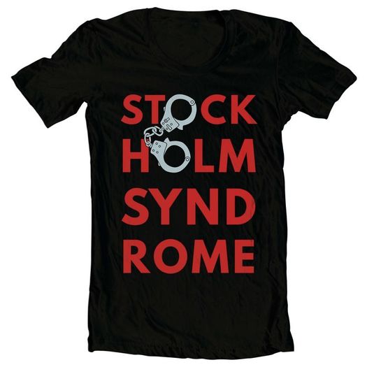 stockholm syndrom graphic t-shirt money heist t-shirt