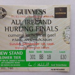 All Ireland Hurling Final Ticket