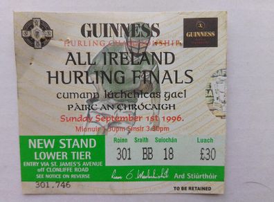 All Ireland Hurling Final Ticket