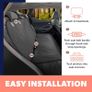 4-in-1 Pet Car Seat Cover with Mesh Window waterproof, Durable and Travel-Ready Image 8