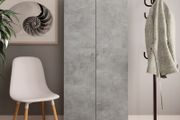 Shoe Cabinet Concrete Grey 80x35.5x180 cm Chipboard