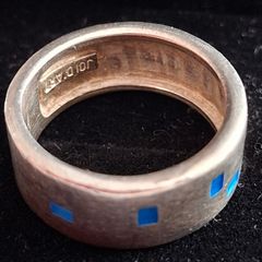 Vintage sterling silver size Q