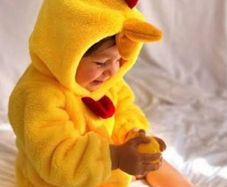Plush Chicken Baby Costume ONO