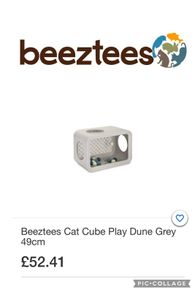 4 X Beeztees Cat Cube "PLAY" Rrp 55 Euro Each!