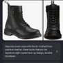 Dr. Martens Women's Pascal 8-Eye Zip Boots Size 4UK Image 4