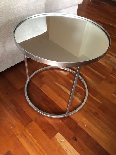 Small mirror coffee table