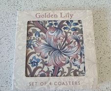 Golden Lilly Coasters