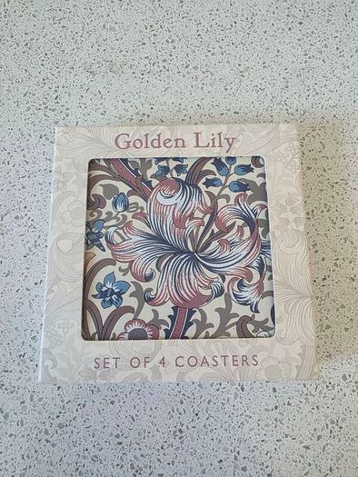 Golden Lilly Coasters