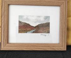 Irish artist original watercolour painting