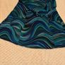 APRICOT blue and green swirl pattern tunic dress - UK 16 Image 4