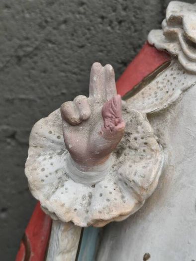 Vintage Chalk Child of Prague
