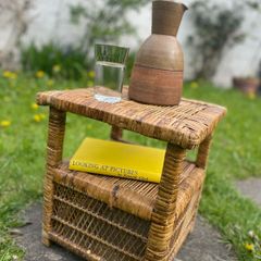 Rattan Side Table