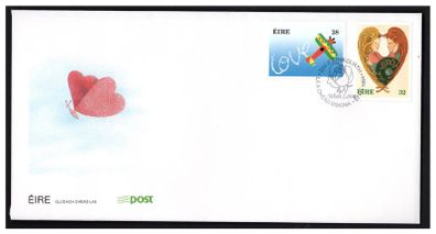 1994 Ireland Love Commemorative Stamps  An Post First Day Cover (FDC)