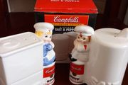 Vintage Campbells Soup salt and pepper shakers