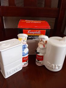 Vintage Campbells Soup salt and pepper shakers