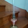Antique French copper/brass oil lamp works Image 5