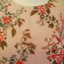 FREE POST New Look Pink Floral Top Blouse With Birds UK 8 EU 36 Excellent Condition Image 8