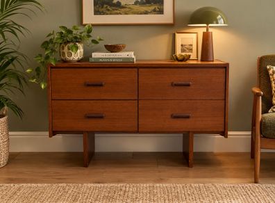 Vintage Mid Century Teak Sideboard