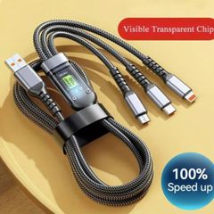 100W 5A Fast Charging Cable For IPhone, Samsung, Xiaomi, and more.... new.