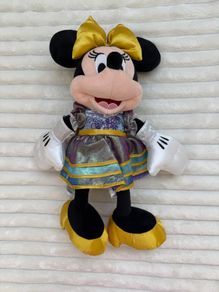 WDW 50th Anniversary Celebration Minnie Mouse Plush Toy approx. 38 cm. Used Dirty Please look at the pictures