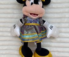 WDW 50th Anniversary Celebration Minnie Mouse Plush Toy approx. 38 cm. Used Dirty Please look at the pictures