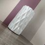 White Geometric Style Vase Image 6